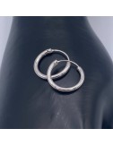 Orecchini a cerchio in argento