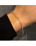 Bracciale tennis in oro rosa e Brillanti ct. 0,50