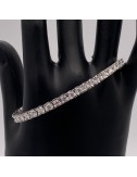 Bracciale tennis in oro bianco e brillanti ct. 3,01