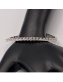 Bracciale tennis in oro bianco e brillanti ct. 3,01