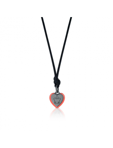 Pendente cuore argento con...