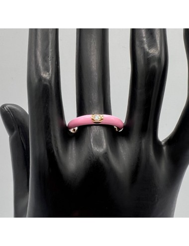 Anelli in oro rosa,smalti e...