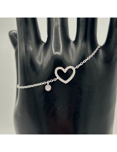 Bracciale in oro bianco con...