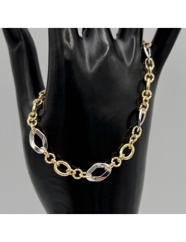 Bracciale ad anelli in oro...