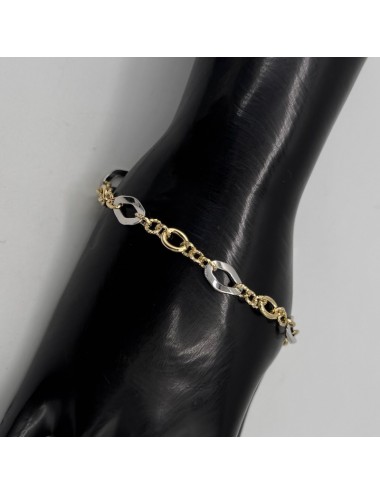 Bracciale ad anelli in oro...