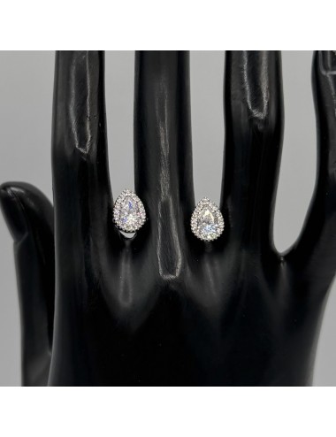 Orecchini in oro bianco e...