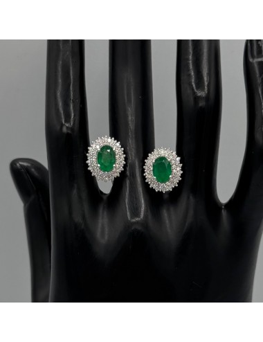 Orecchini in oro bianco con...