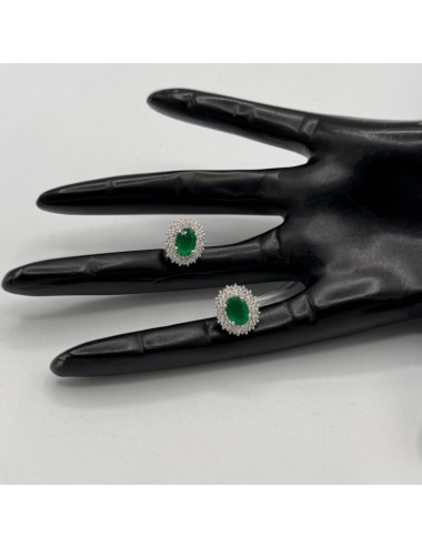 Orecchini in oro bianco con...