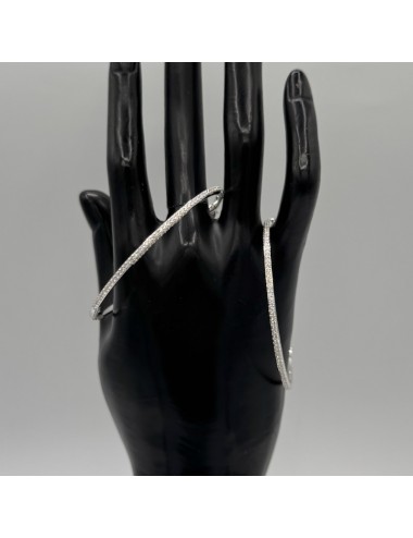 Cerchi grandi in oro bianco...