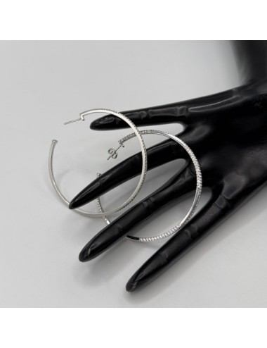 Cerchi grandi in oro bianco...