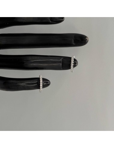 Orecchini a cerchio in oro rosa e Brillanti