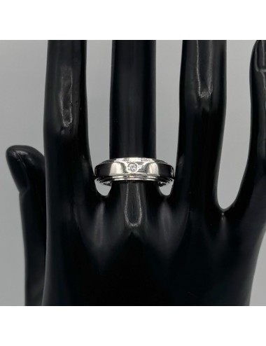 Fedina in oro bianco e...