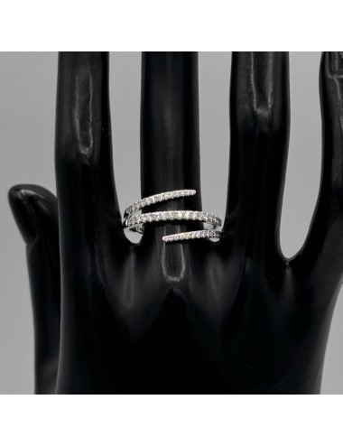 Anello in oro bianco e...