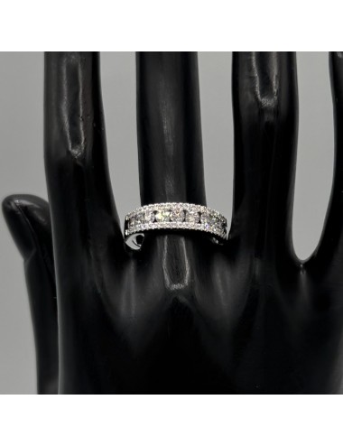 Fedina in oro bianco e...