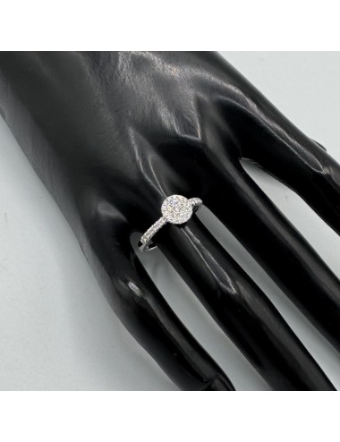 Anello in oro bianco e...