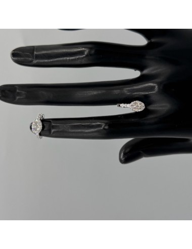 Orecchini in oro bianco e...