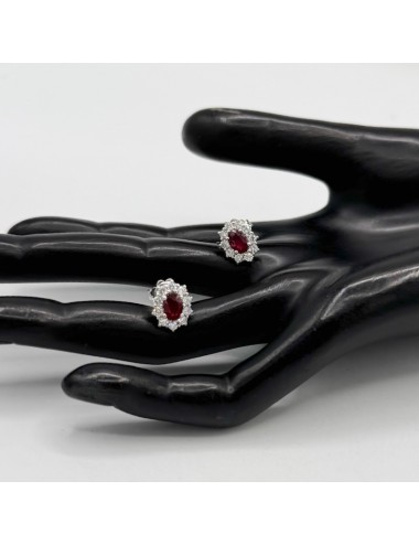 Orecchini in oro bianco con...