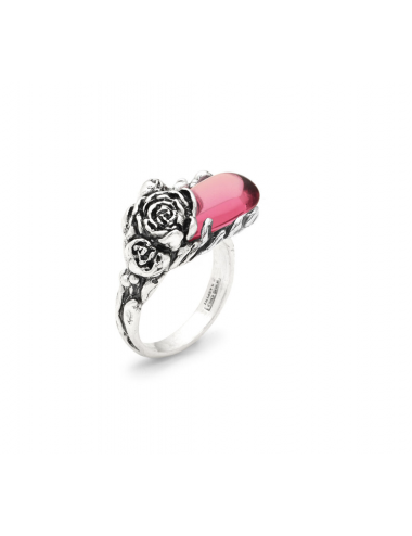 anello goccia peonie -...