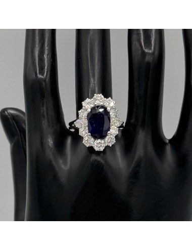 Anello in oro bianco con...