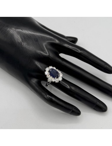 Anello in oro bianco con...