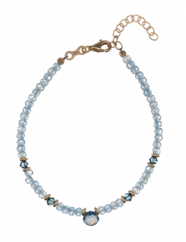 BRACCIALE CRYSTAL BLU - ALISIA