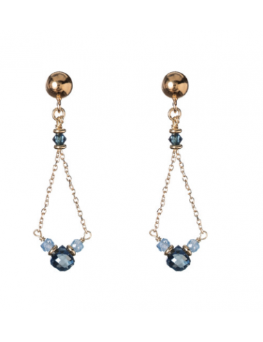 ORECCHINI CRYSTAL BLU - ALISIA