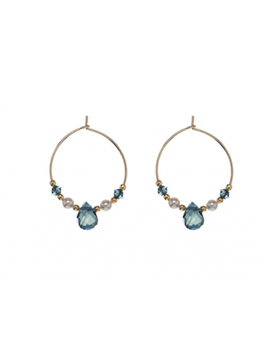 ORECCHINI CERCHIO CRYSTAL...