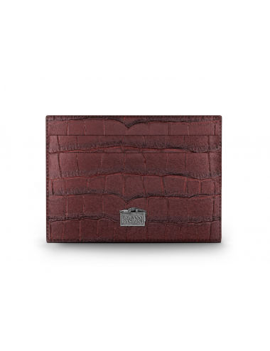portacarte pelle croco...