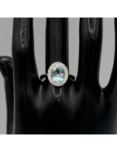 Anello in oro bianco con...