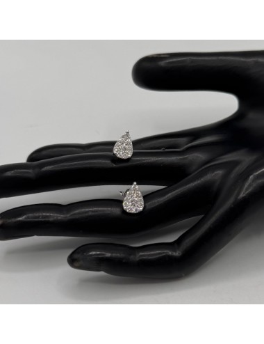 Orecchini in oro bianco e...