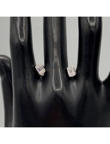 Orecchini in oro bianco e...