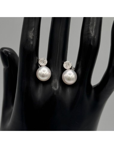 Orecchini in oro bianco con...