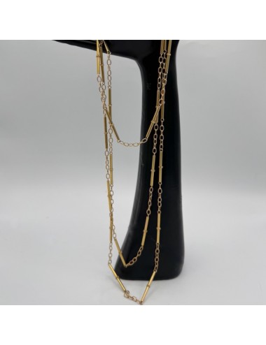 Catena lunga vintage in oro
