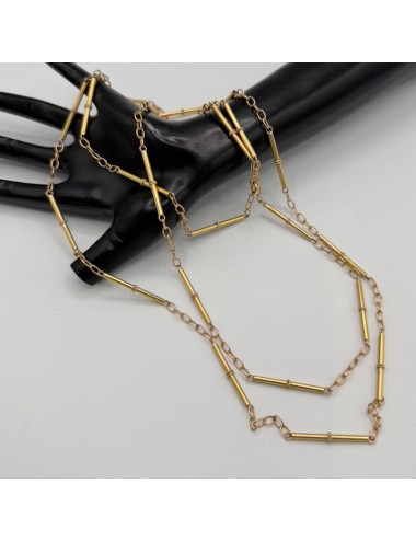 Catena lunga vintage in oro