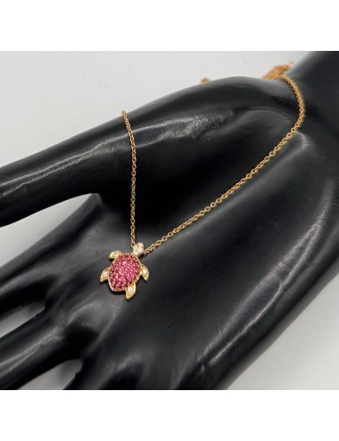 Girocollino in oro rosa con...