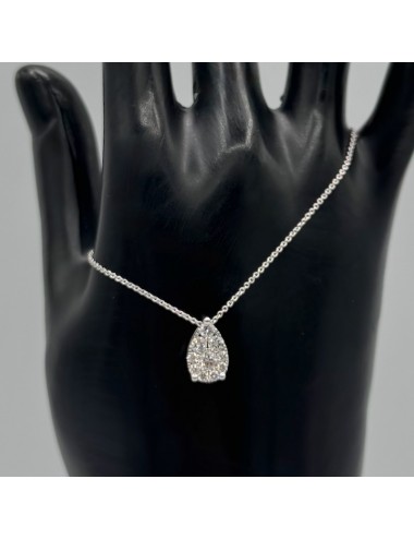 Girocollino in oro bianco e...