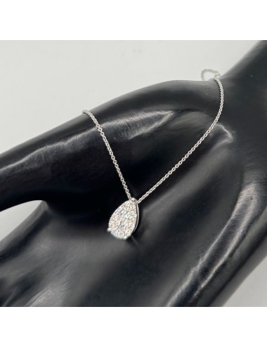 Girocollino in oro bianco e...