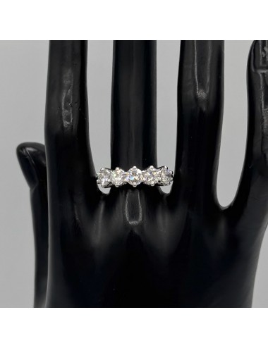 Fedina in oro bianco e...