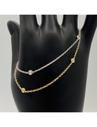 Bracciale modello Chanel con Brillanti