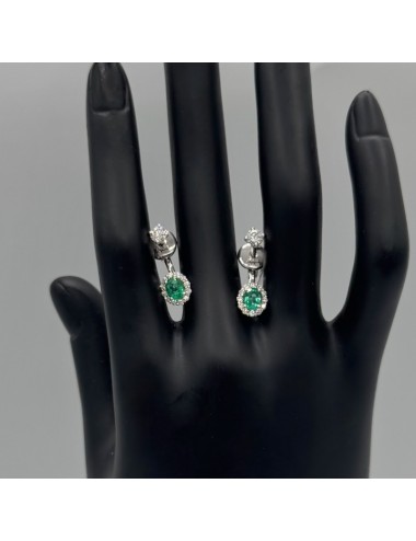 Orecchini in oro bianco con...