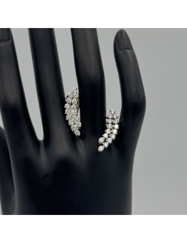 Orecchini in oro bianco e...