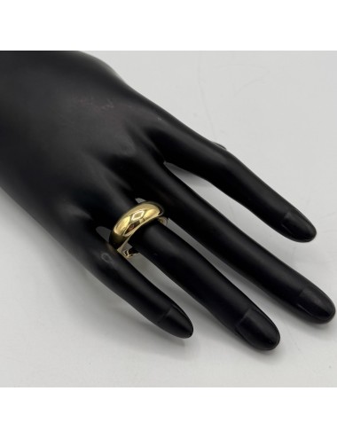 Fedona bombata in oro giallo