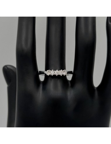 Fedina in oro bianco e...