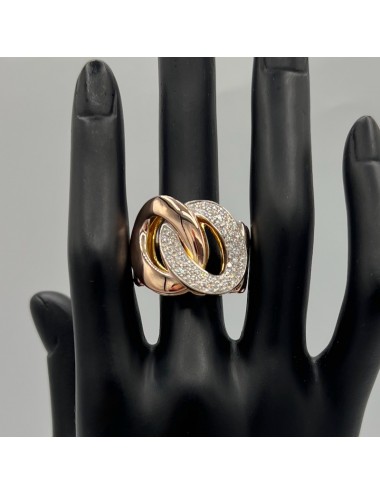 Anello Groumet in oro e...