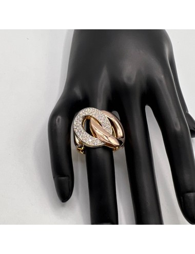 Anello Groumet in oro e...