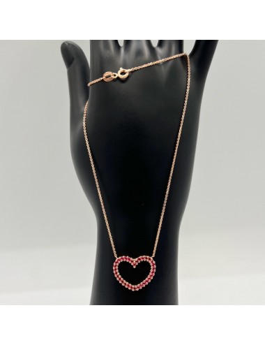 Girocollino in oro rosa e...