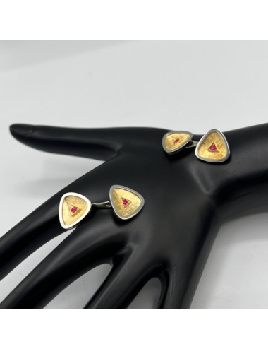 Gemelli in oro e Rubini