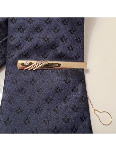 Fermacravatte in oro e...