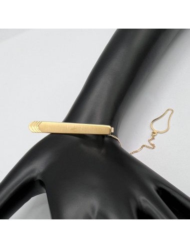 Fermacravatte in oro giallo