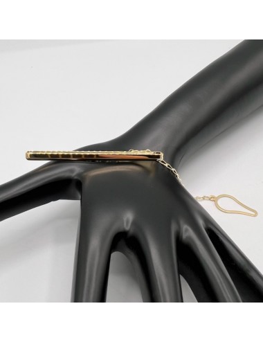 Fermacravatte in oro giallo